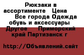 Рюкзаки в ассортименте › Цена ­ 3 500 - Все города Одежда, обувь и аксессуары » Другое   . Приморский край,Партизанск г.